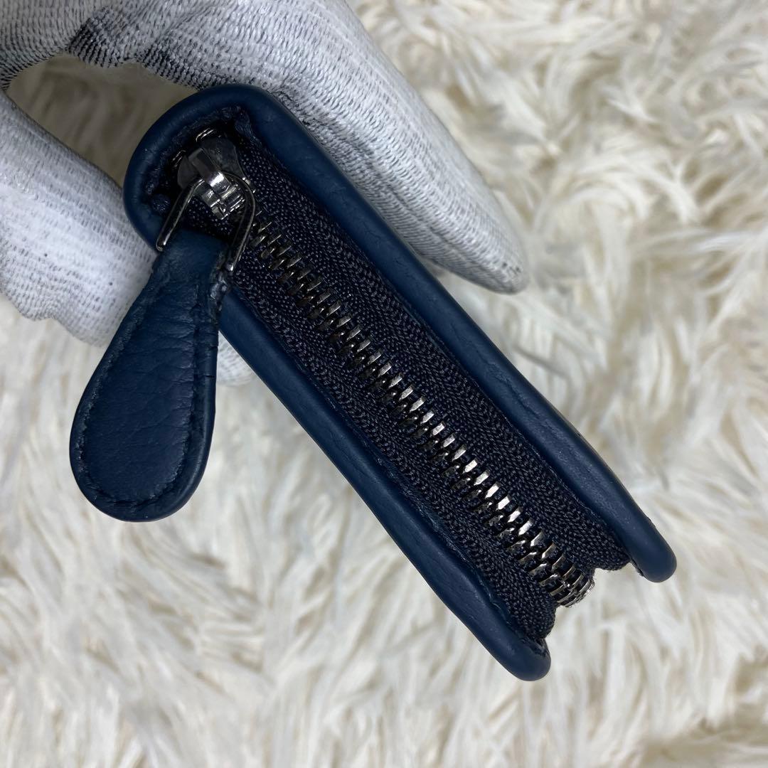 【良品】 LOEWE アナグラム ケース カードケース ラウンドジップ