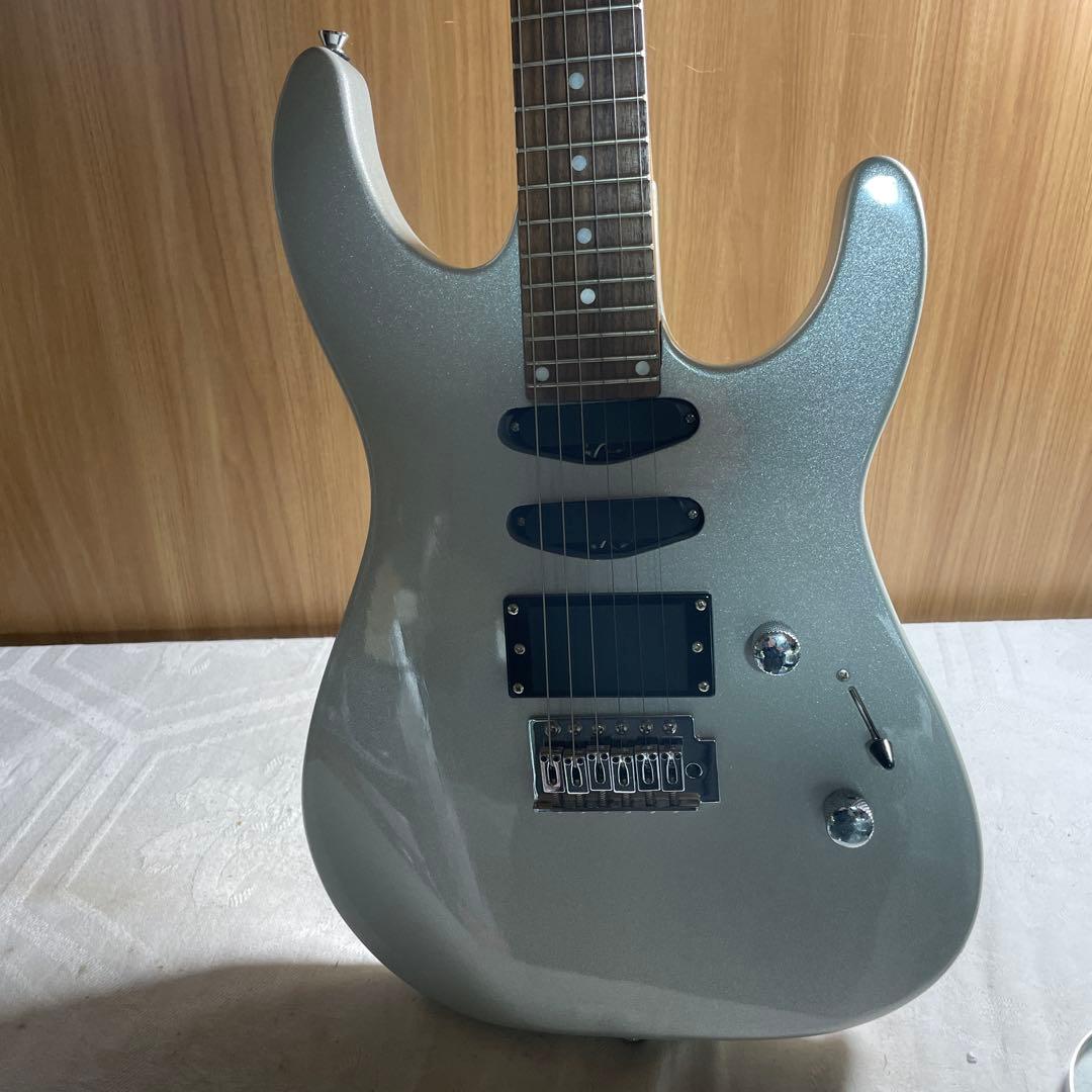 【音出し未確認】Photogenic エレキギター ストラトタイプ シルバー