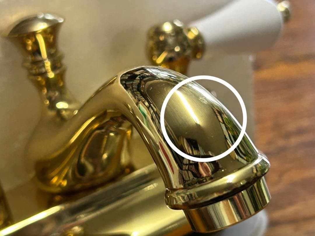 真鍮製　混合水栓　ヤスダプロモーション　YASUDA