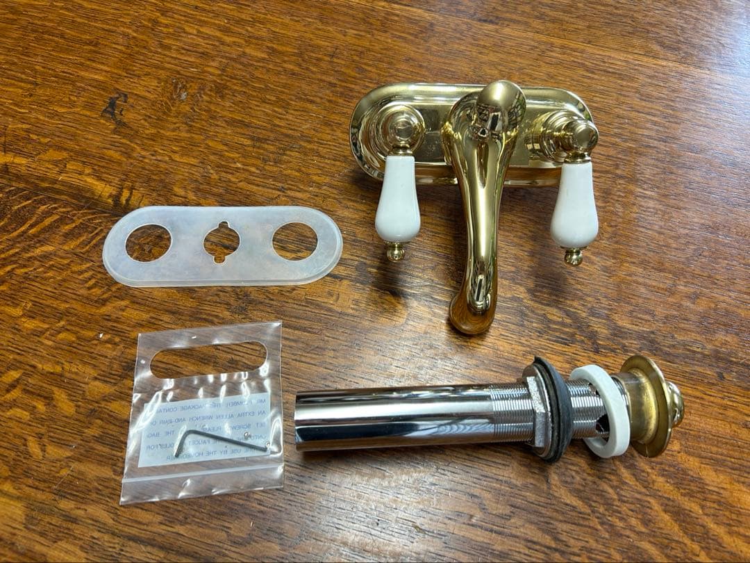 真鍮製　混合水栓　ヤスダプロモーション　YASUDA