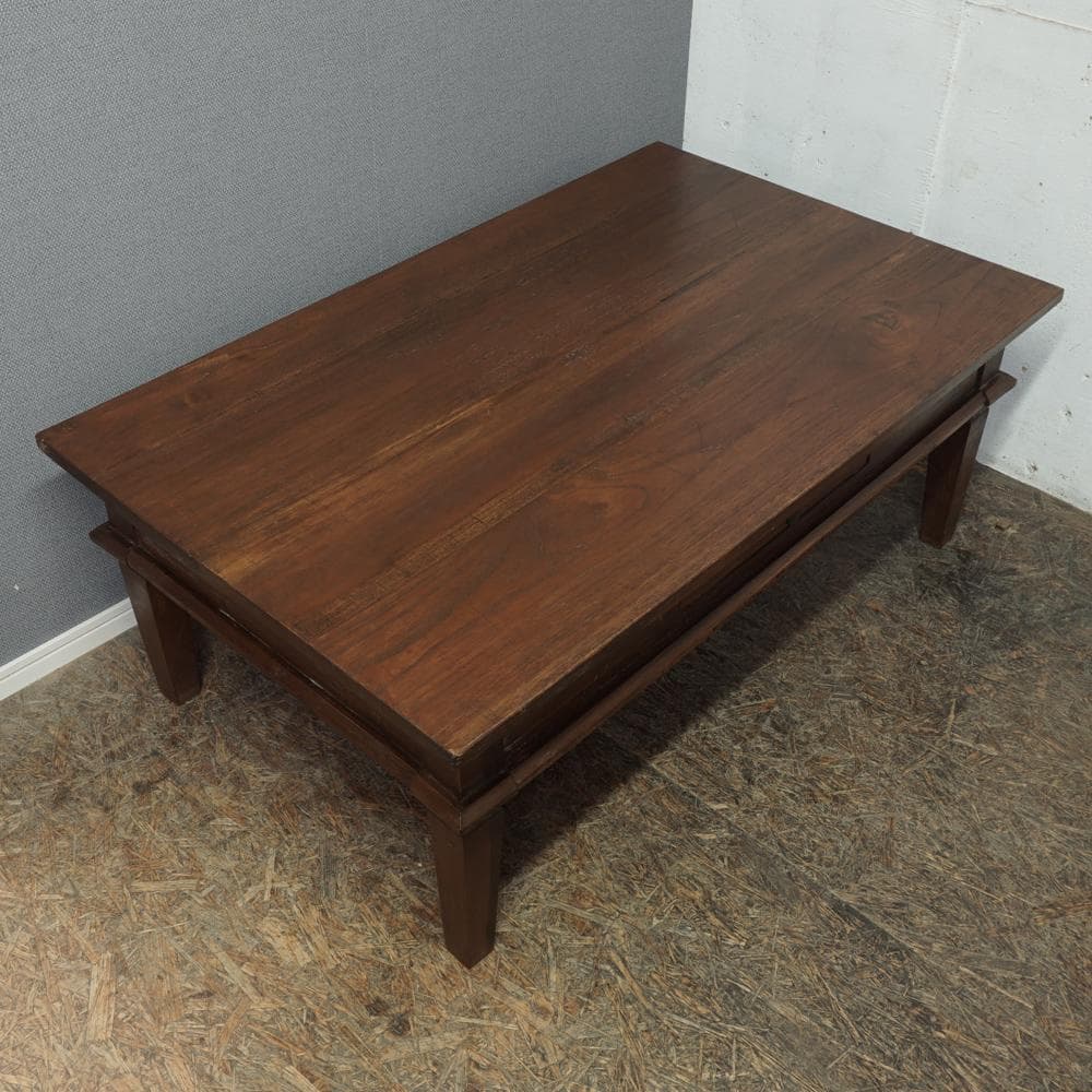 【チークローテーブル 】アジアン アンティーク バリ家具 古材アンティークレトロ