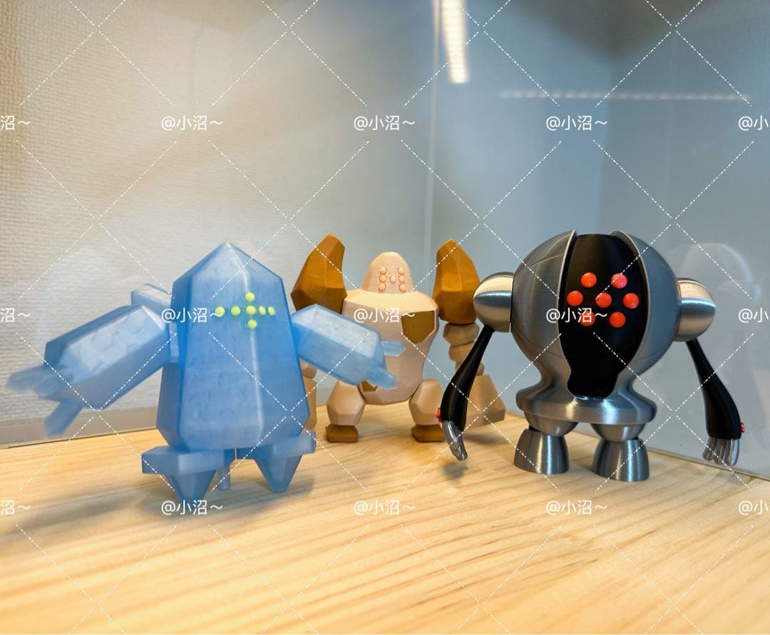 ポケモンスケールワールド レジ系5体 1/20サイズ　PLA製品