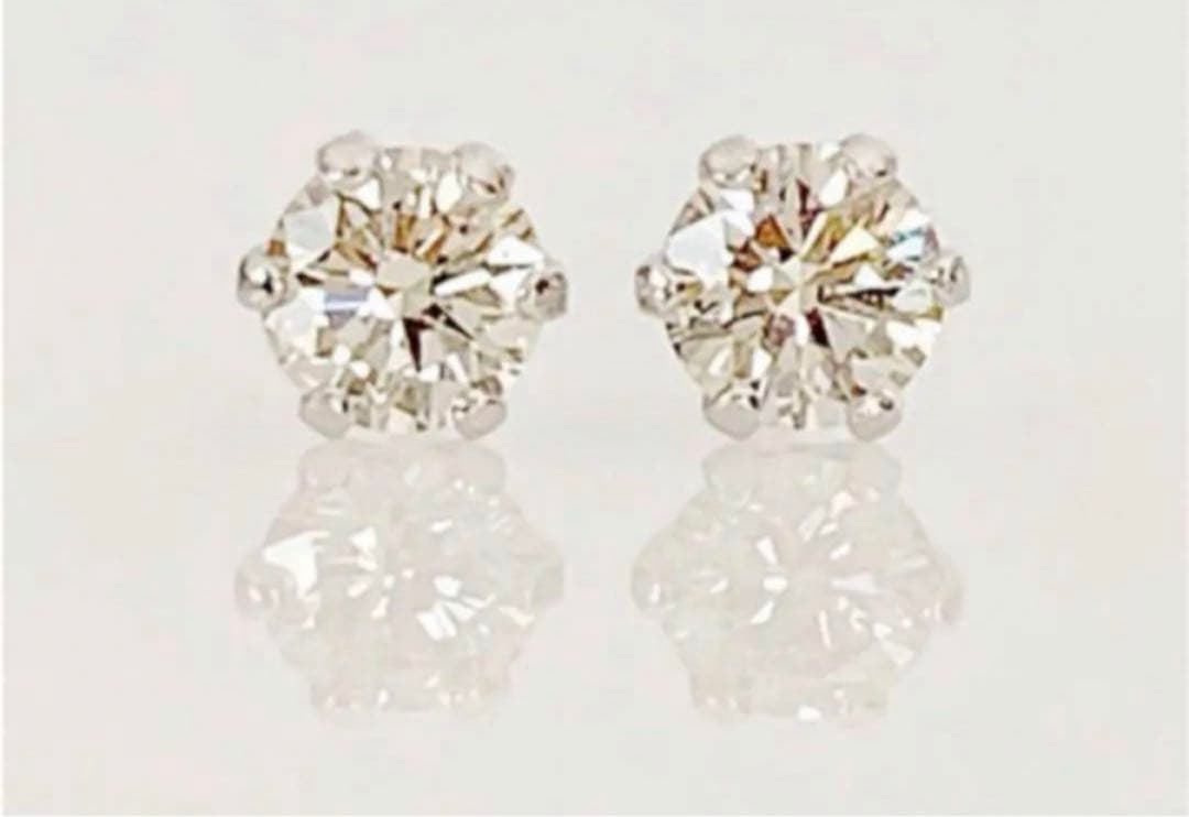 Pt 天然ダイヤモンド0.20ct ！ シンプル