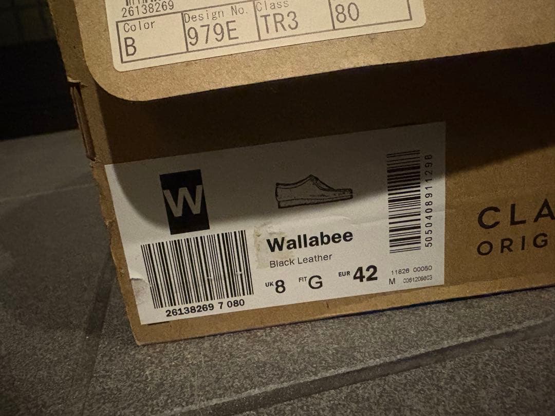 Clarks ブラック wallabee