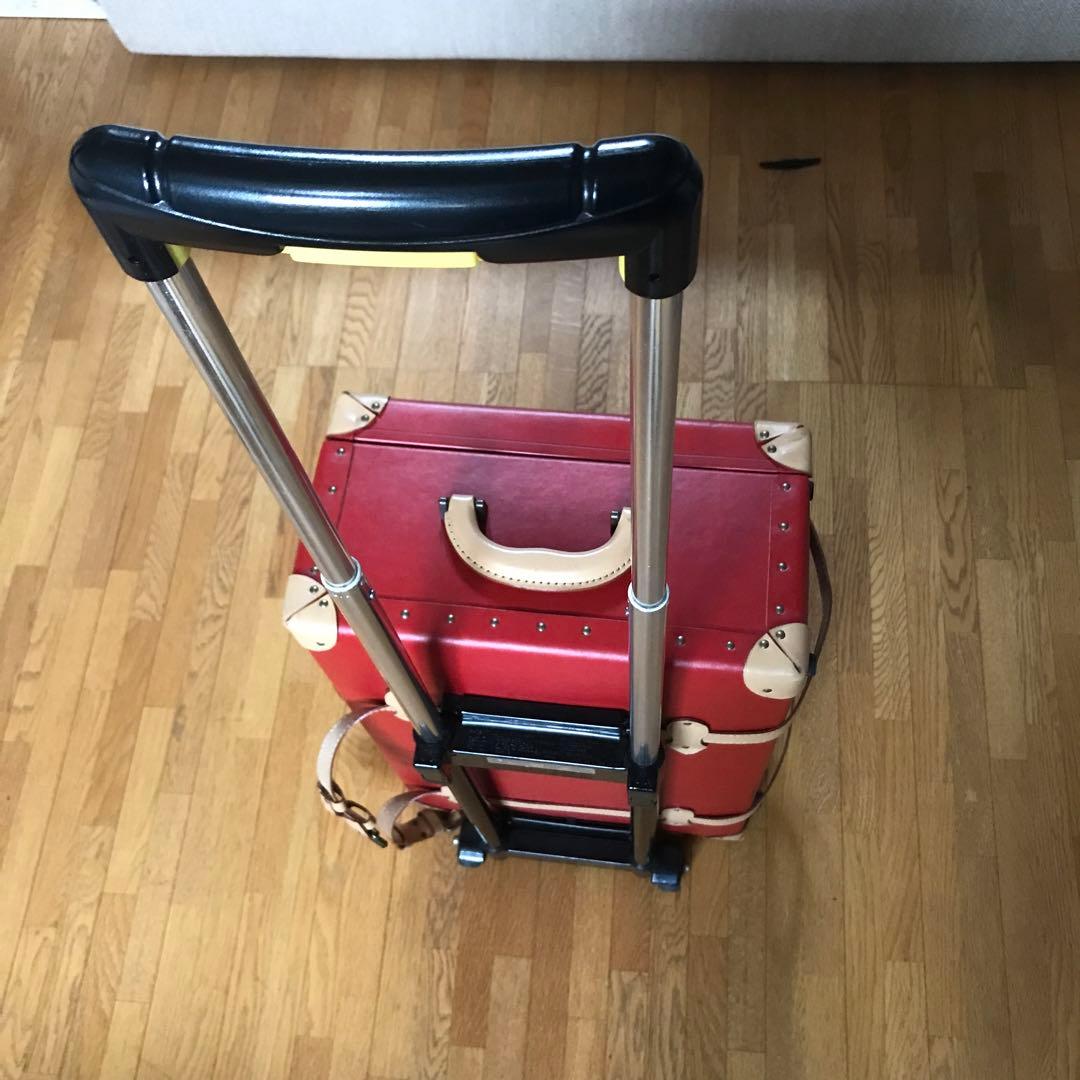 旅行トランク　旅行鞄　トランク　キャスター付き　レッド赤　中古