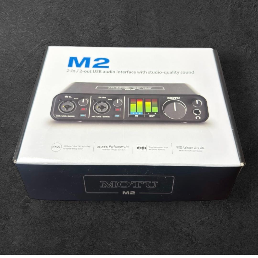 【ほぼ未使用】MOTU M2 オーディオインターフェイス