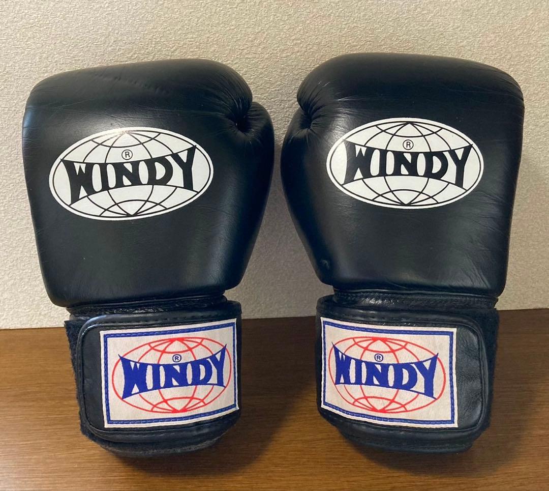 WINDY ボクシンググローブ 黒　14オンス