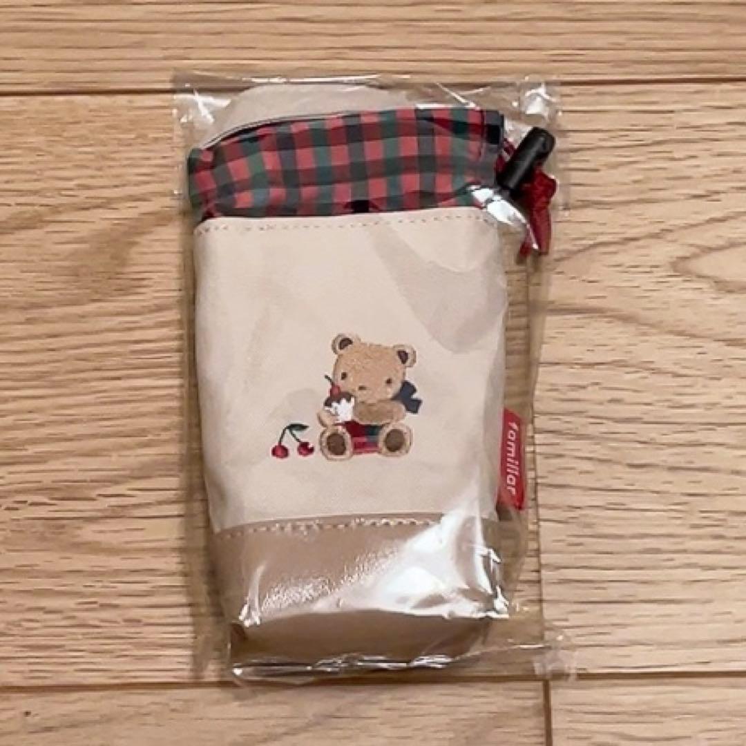 【新品タグ付】familiar ジェルケース ベージュ　vip ★限定