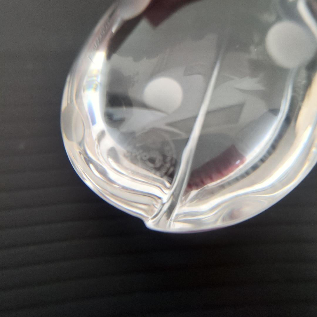 【美品】Baccarat バカラ てんとう虫 クリスタル　クリアー
