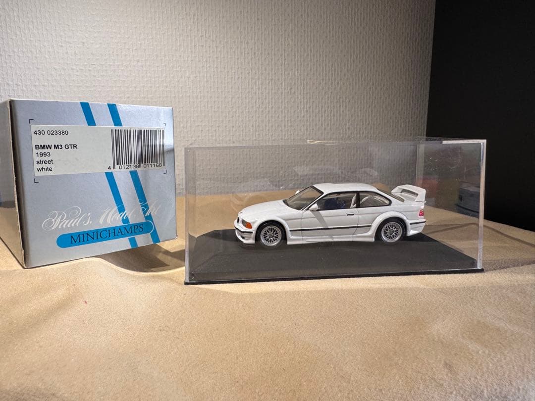BMW M3 GTR 1/43 スケール 白