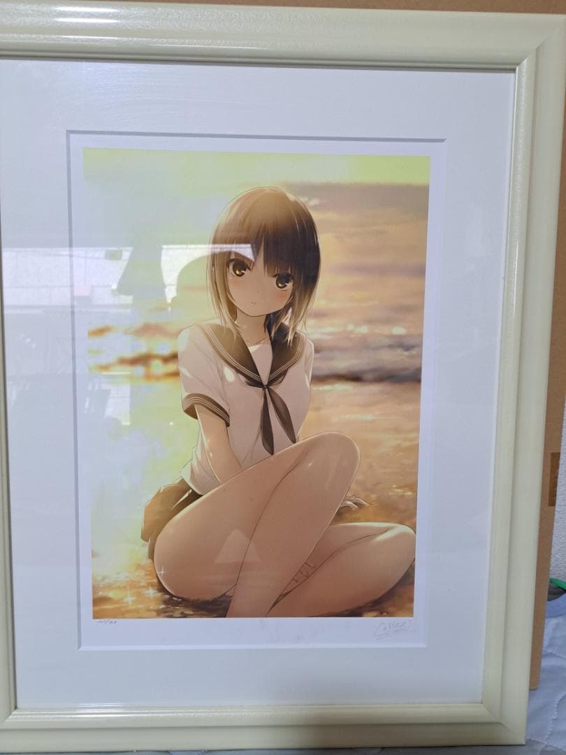 珈琲貴族　いつか一緒に泳ごう　アールビバン　版画　箱・保証書有り