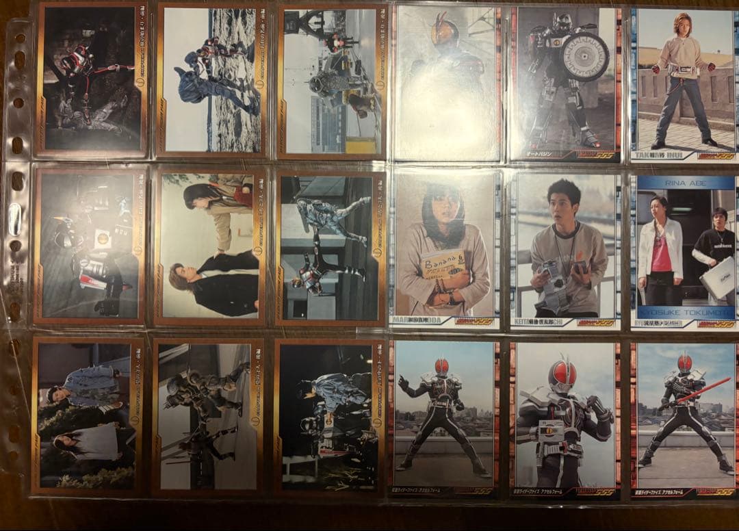 アマダ　仮面ライダーファイズ　トレーディングカードセット