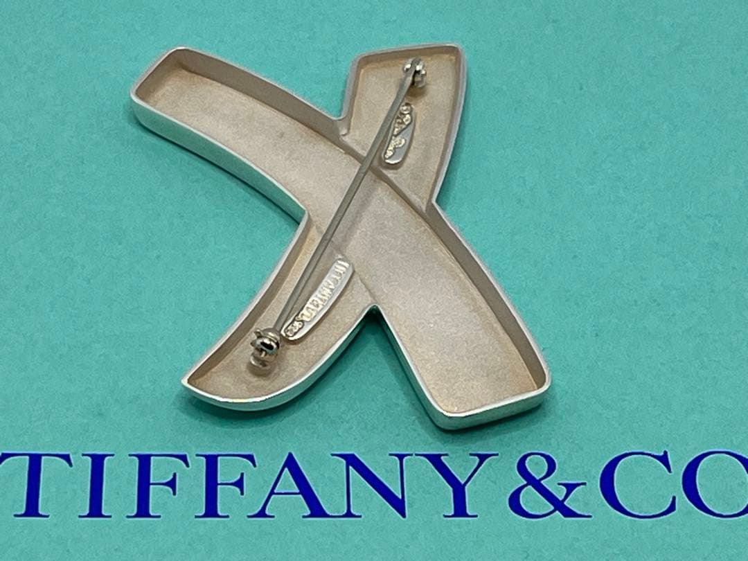 c472 特大　美品　ティファニー　パロマピカソ　ボリューム　キス　ブローチ