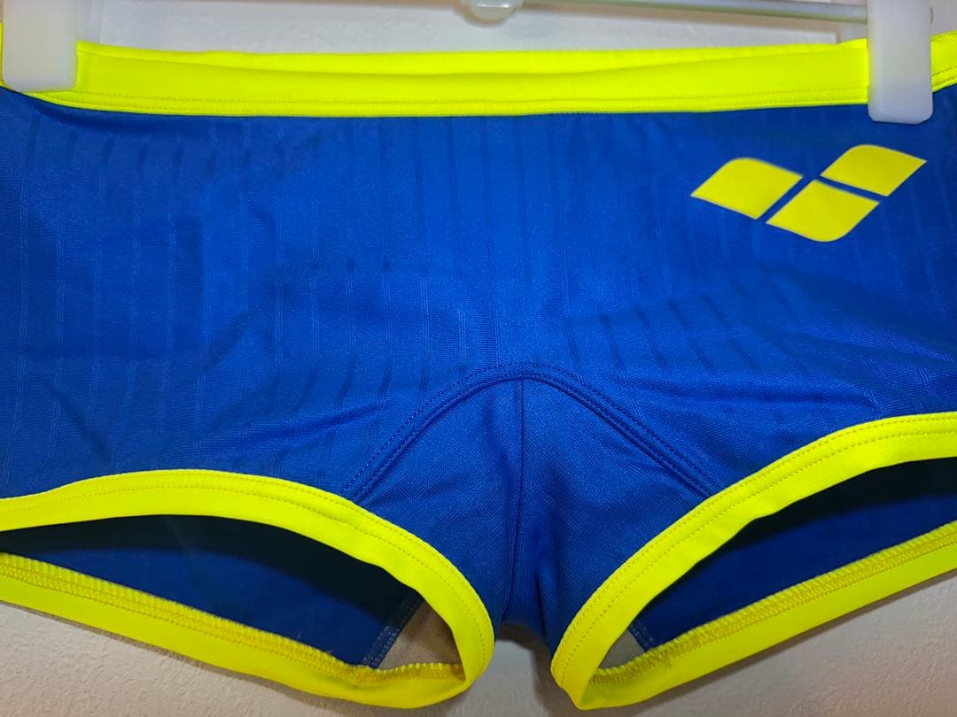 t*u様 arena 北島康介モデル　ボックス　競泳水着　Mサイズ　ブルー