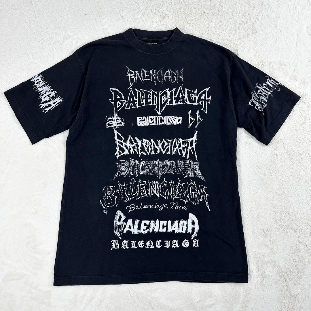 BALENCIAGA 24SS DIY L メタルロゴプリント XS