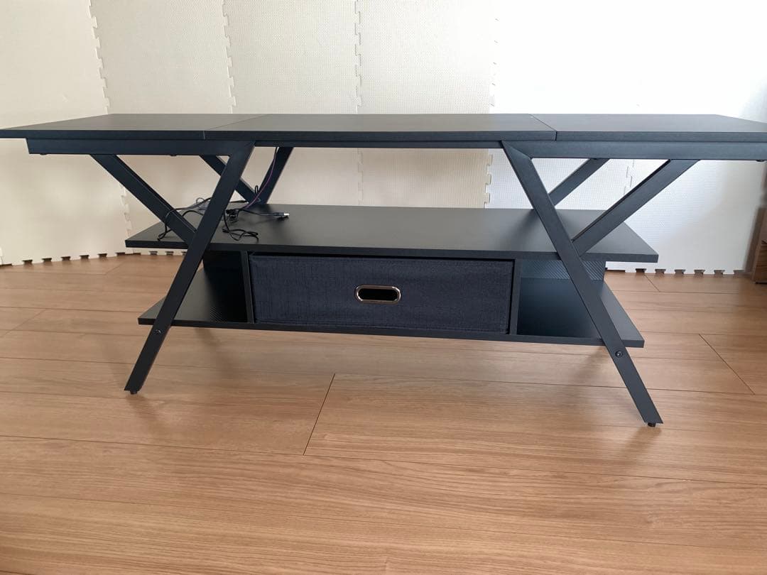 限定美品　TVボード　オーディオ　ラック　LEDカーボン