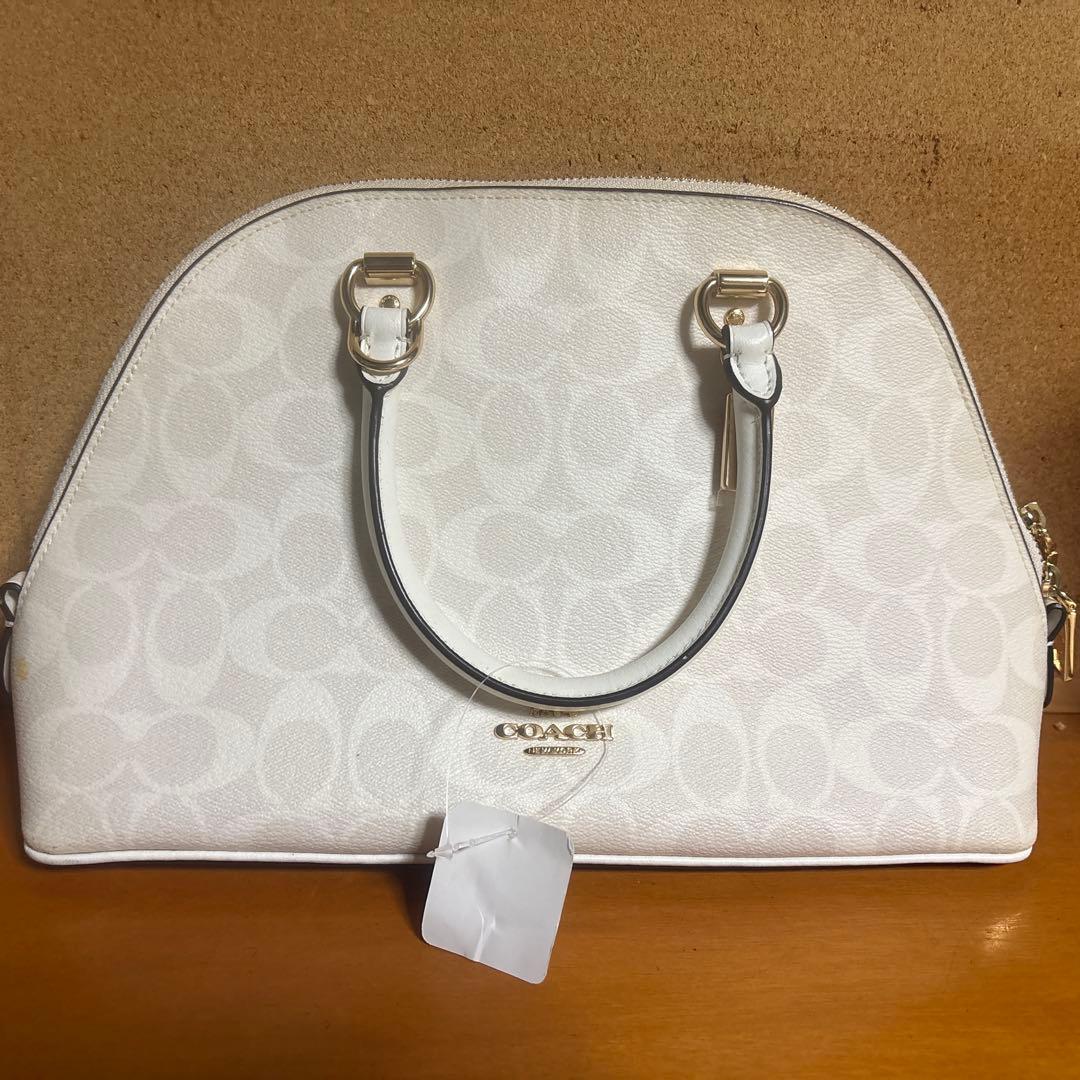 COACH ホワイト ショルダーバッグ