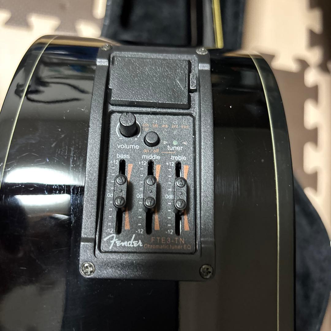 フェンダー CD-60CE BLK エレアコ トップ単板【ハードケース付き】