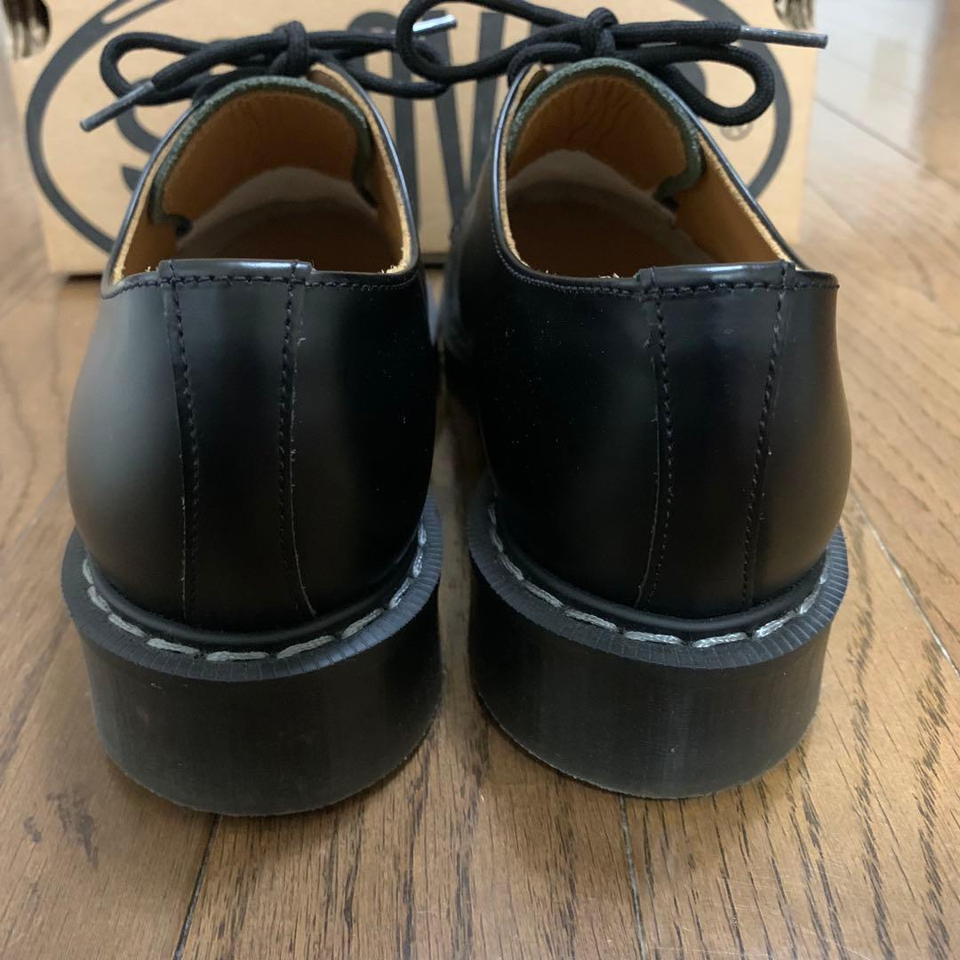 箱付・美品✨ SOLOVAIR ソロヴェアー プレーントゥ 3ホール UK6½