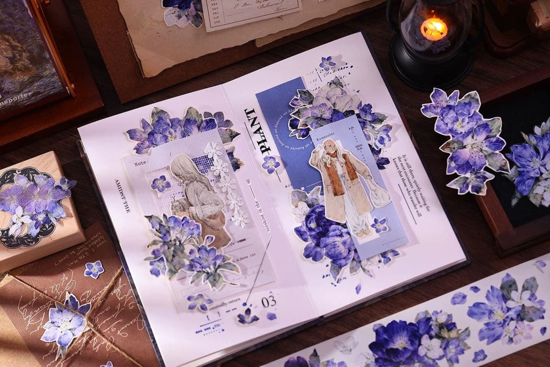 ⭐️SALE⭐️小白家文創《澜屿》海外マスキングテープ マステ 【2752】