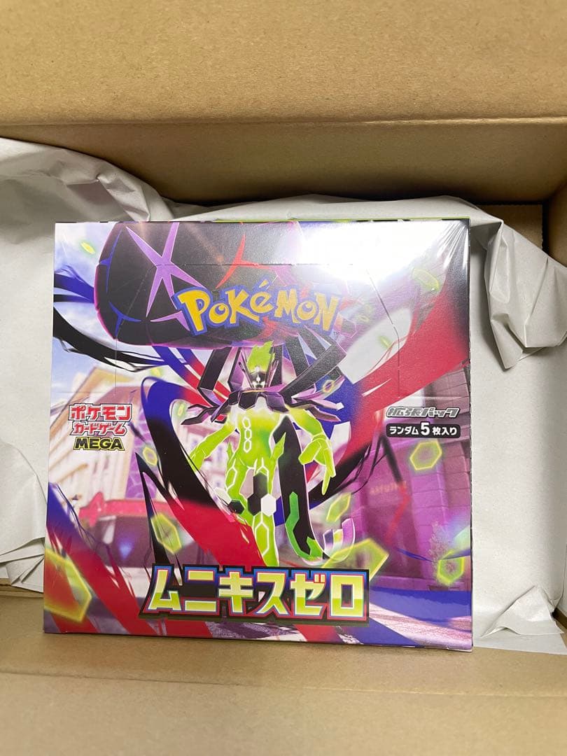 ポケモンカードゲームMEGA拡張パック ムニキスゼロBOXシュリンク付き