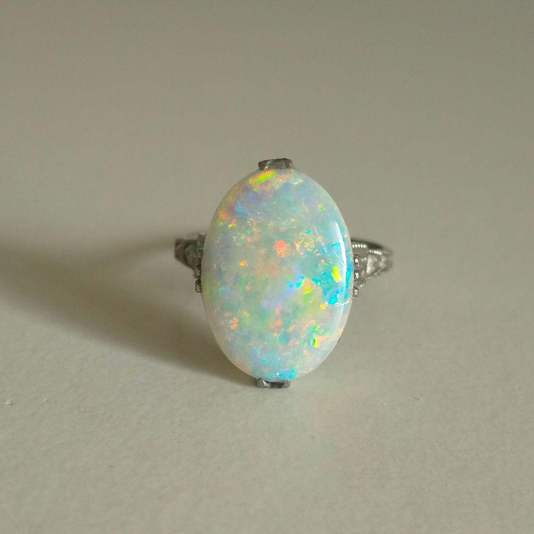 特大☆ホワイトオパール☆約14号