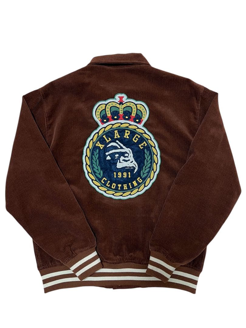 XLARGE コーデュロイジャケット ブラウン M ストリート ゆったり 美品