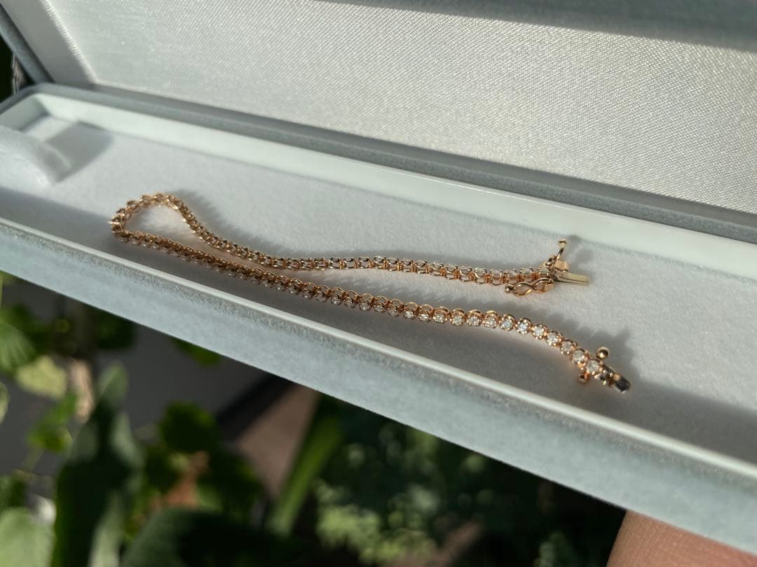 ダイヤモンドテニス18センチ定198,000( 1.00ct)2日間限定値下げ