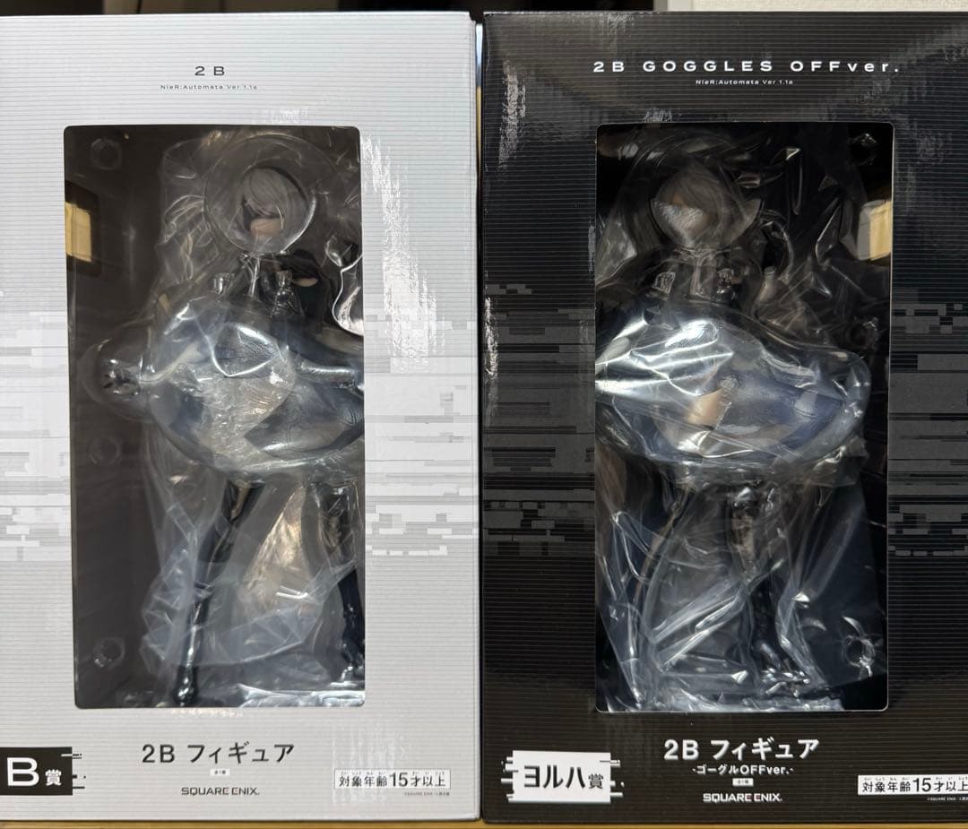 NieR 放送記念くじ　A賞、B賞、E賞　4点、ヨルハ賞