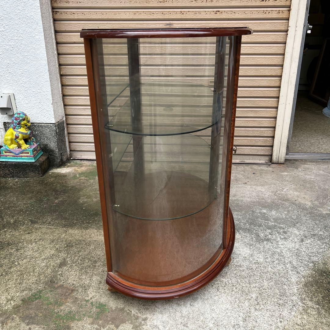 イタリア製　FPPASI コレクションボード　ミラー付キャビネット　ハーフムーン