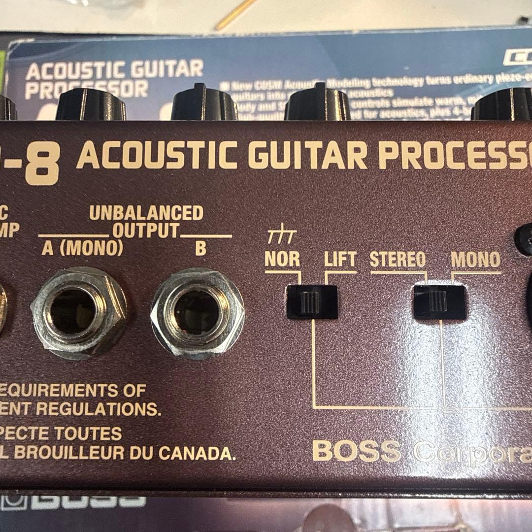 【名器】BOSS AD-8 アコースティックギター プロセッサー