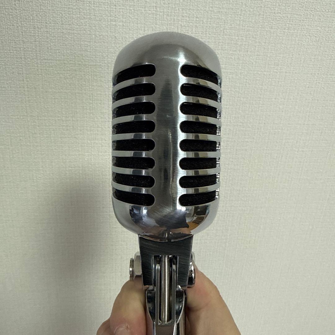 ガイコツ マイク ダイナミック マイク シルバー3個セット