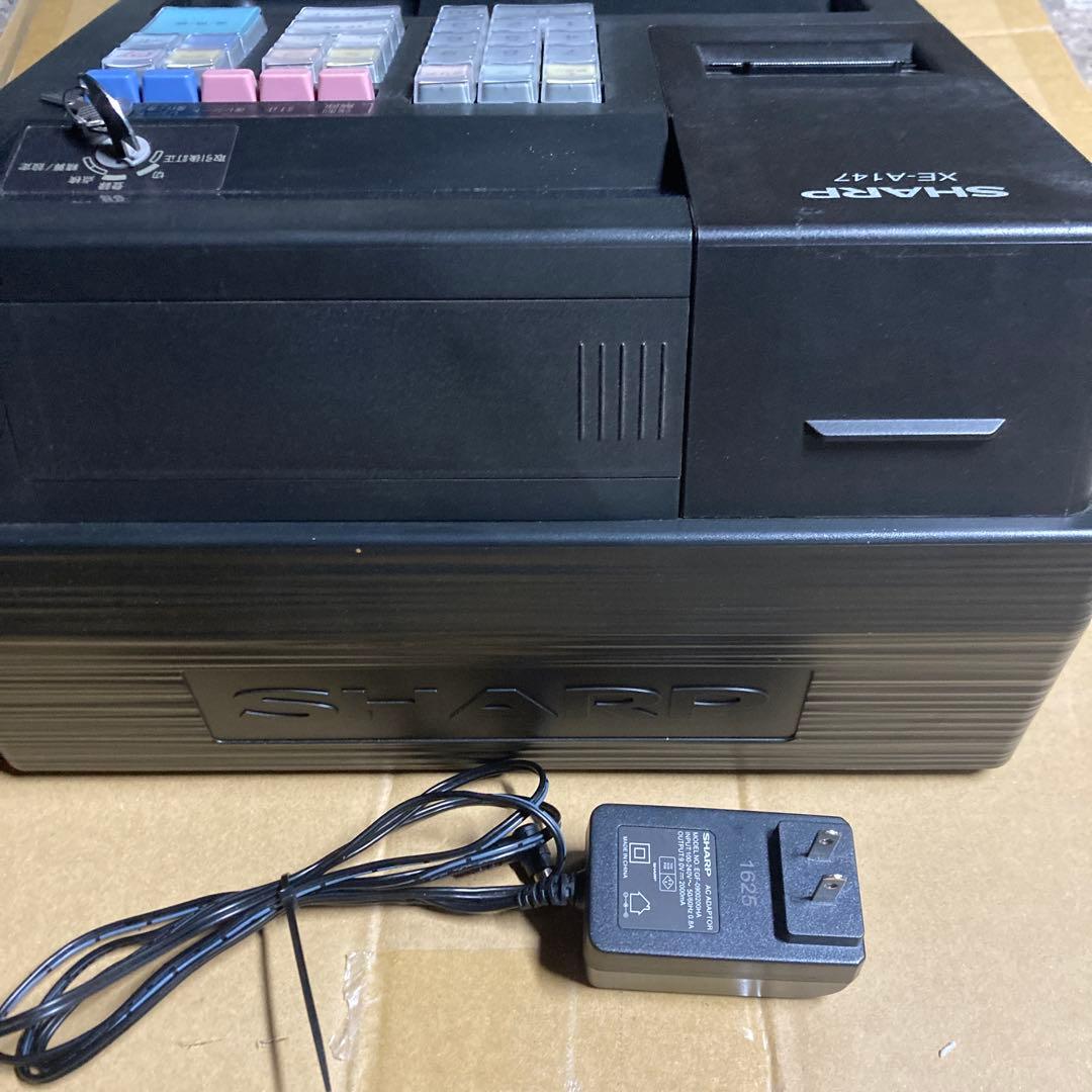SHARP XE-A147 レジスター 黒