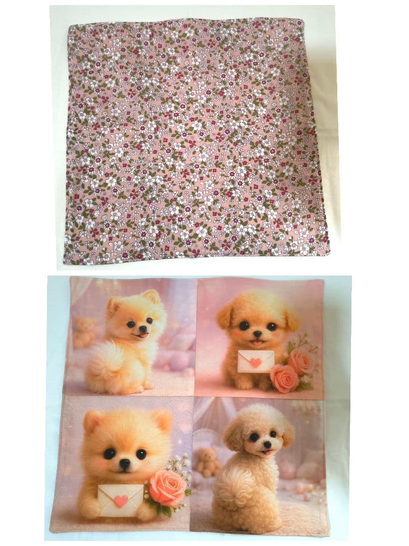 Yourelia様】ハンドメイドオーダー★犬★ガーゼハンカチ　12点