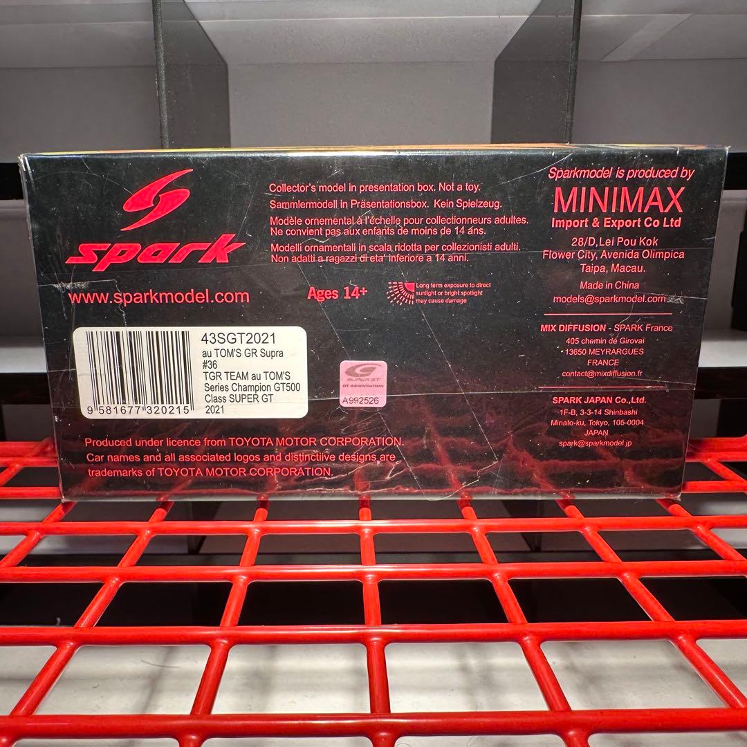 SUPER GT 2021 SPARK 1/43スパークス ーパーGT