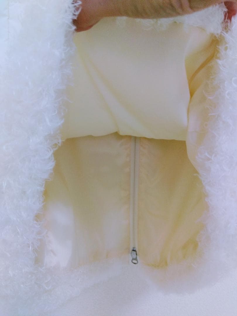 MASTER BUNNY EDITION ファー付きダウンベスト サイズ0