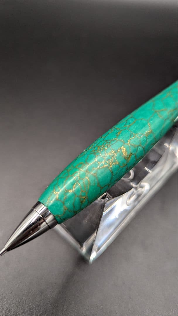 133ペン工房翌檜　ハイブリッドストーン　シャーペン　ボールペン　太軸