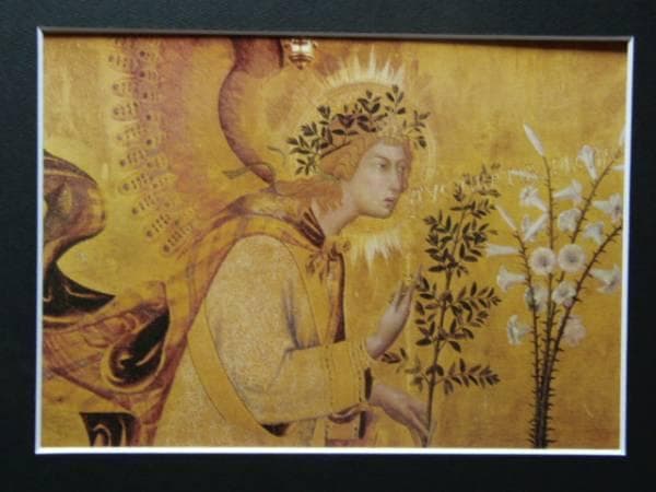 シモーネ・マルティーニ、【受胎告知】、希少豪華画集画