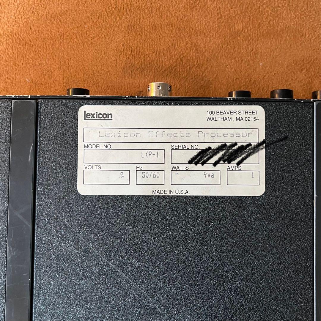 【USA製/完動品/ケース付き】 Lexicon LXP1 リバーブ レキシコン
