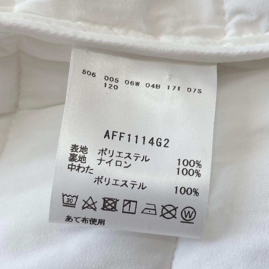 ✨未使用級✨and per se ホワイト 中綿 キルティングジャケット M