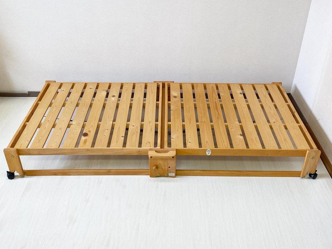 中居木工 シングル 折り畳みベッド すのこ NK-2500