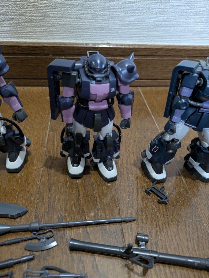 プラモデル ガンダム　ガンプラ　オリジン　HG 高機動型ザク　ジャンク 他　武器