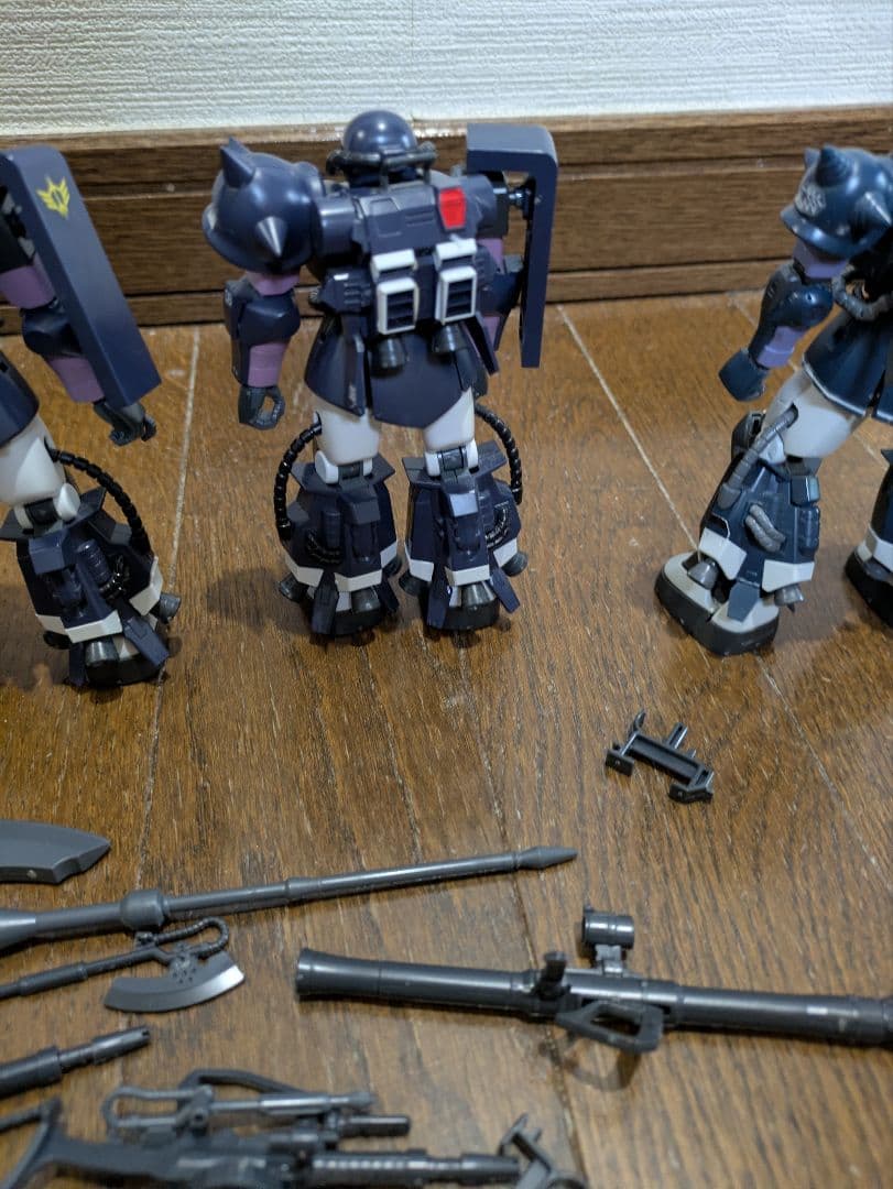 プラモデル ガンダム　ガンプラ　オリジン　HG 高機動型ザク　ジャンク 他　武器