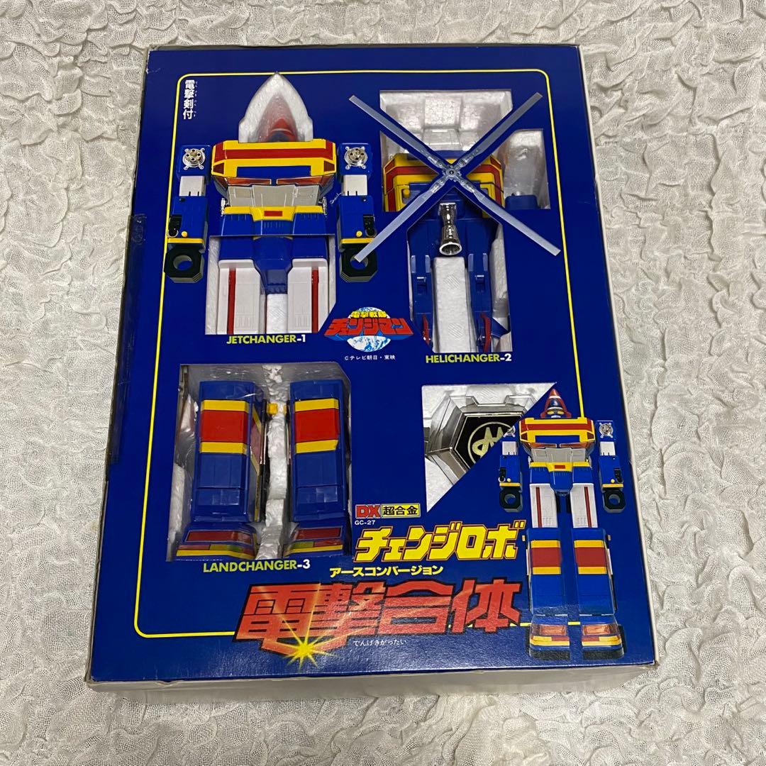 DX超合金　電撃合体チェンジロボ　アースコンバージョン　電撃戦隊チェンジマン
