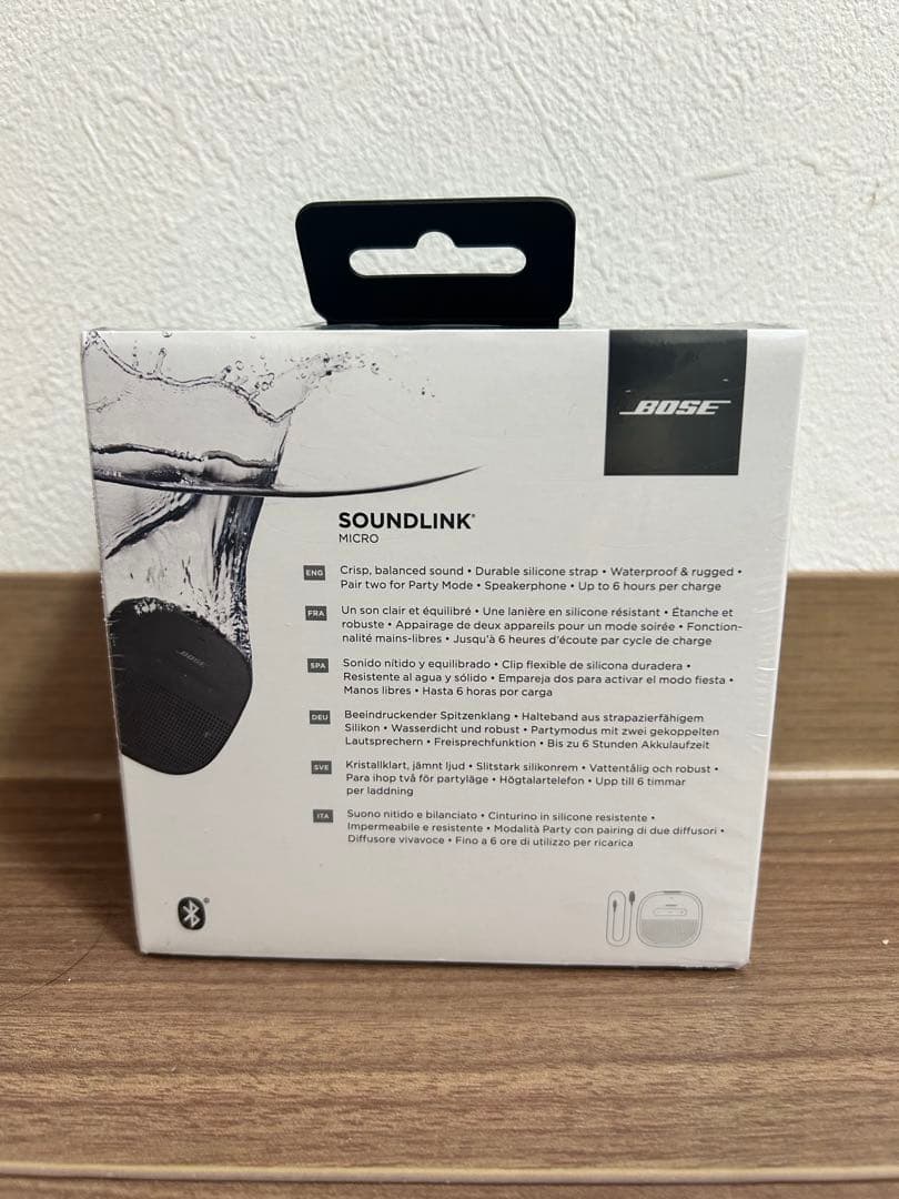 BOSE SOUNDLINK MICRO BLACK ワイヤレススピーカー