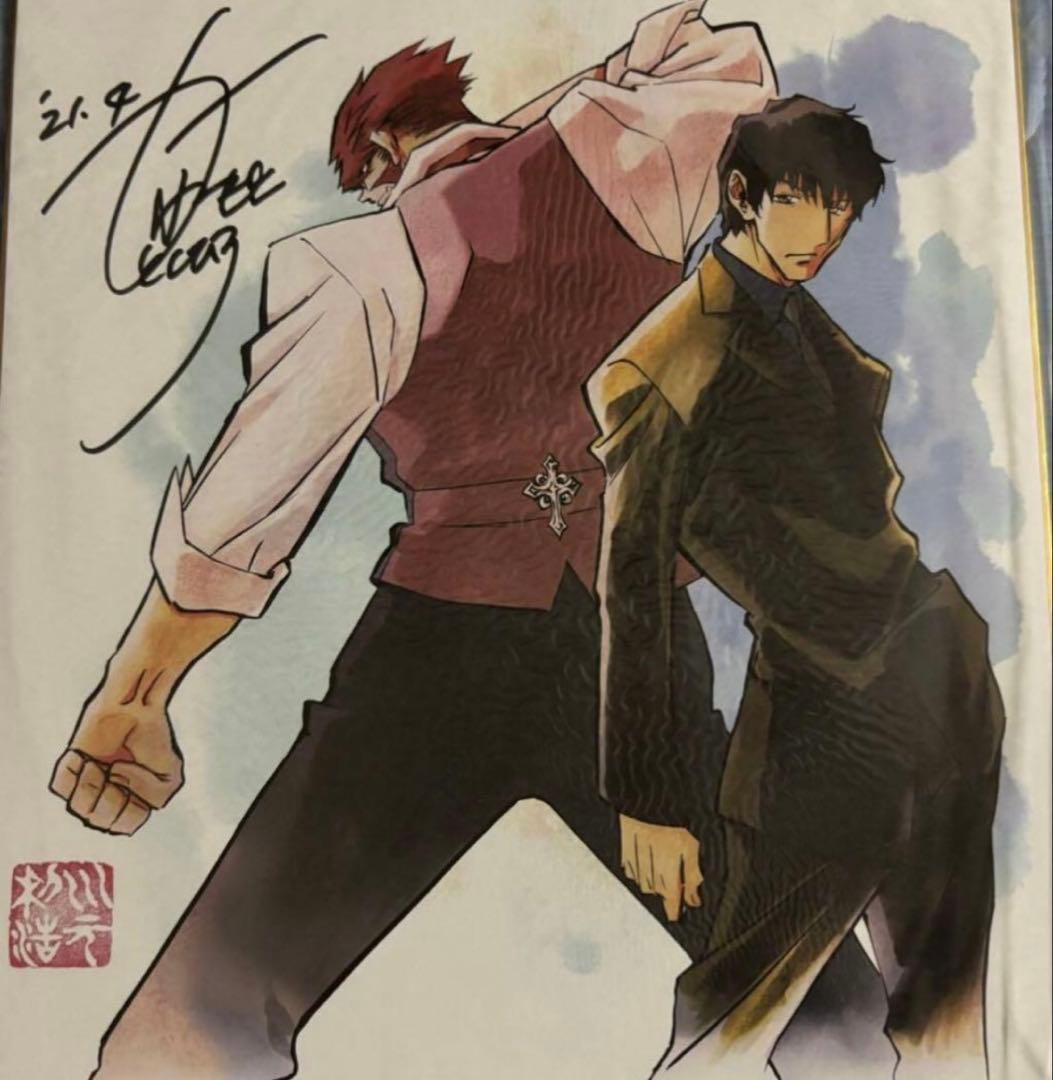 川元利浩 血界戦線 色紙 直筆サイン入り アニメスタイル