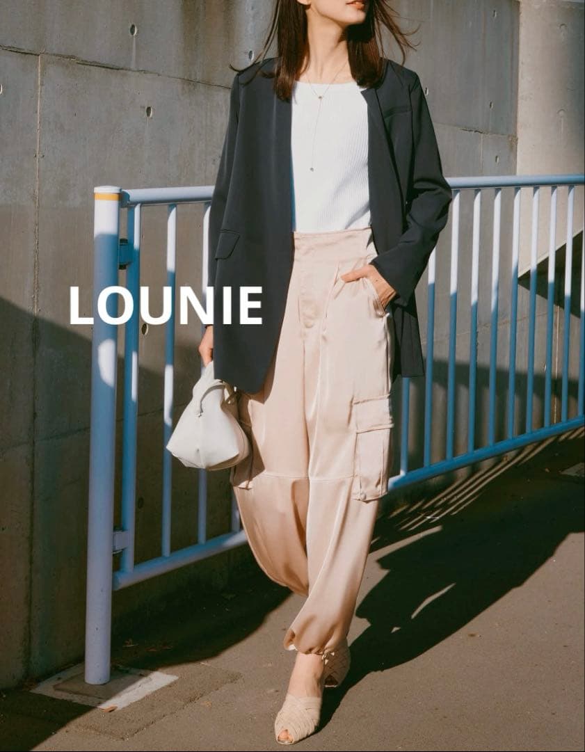 完売　未使用タグ付❤︎LOUNIE❤︎ルーニィ 大人気 新品 サテン カーゴパンツ