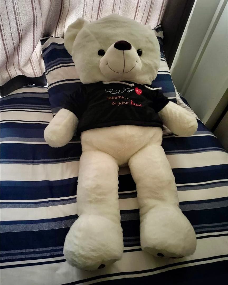 ホワイトテディベア Tシャツ付き