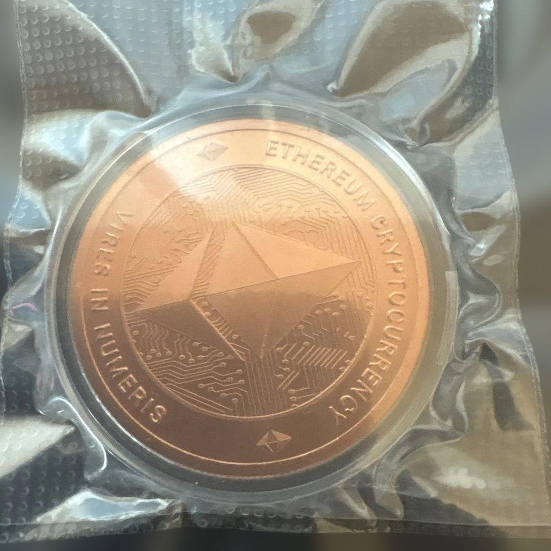 ビット・ライト ・イーサリアム銅貨　３枚セット　カプセル付き