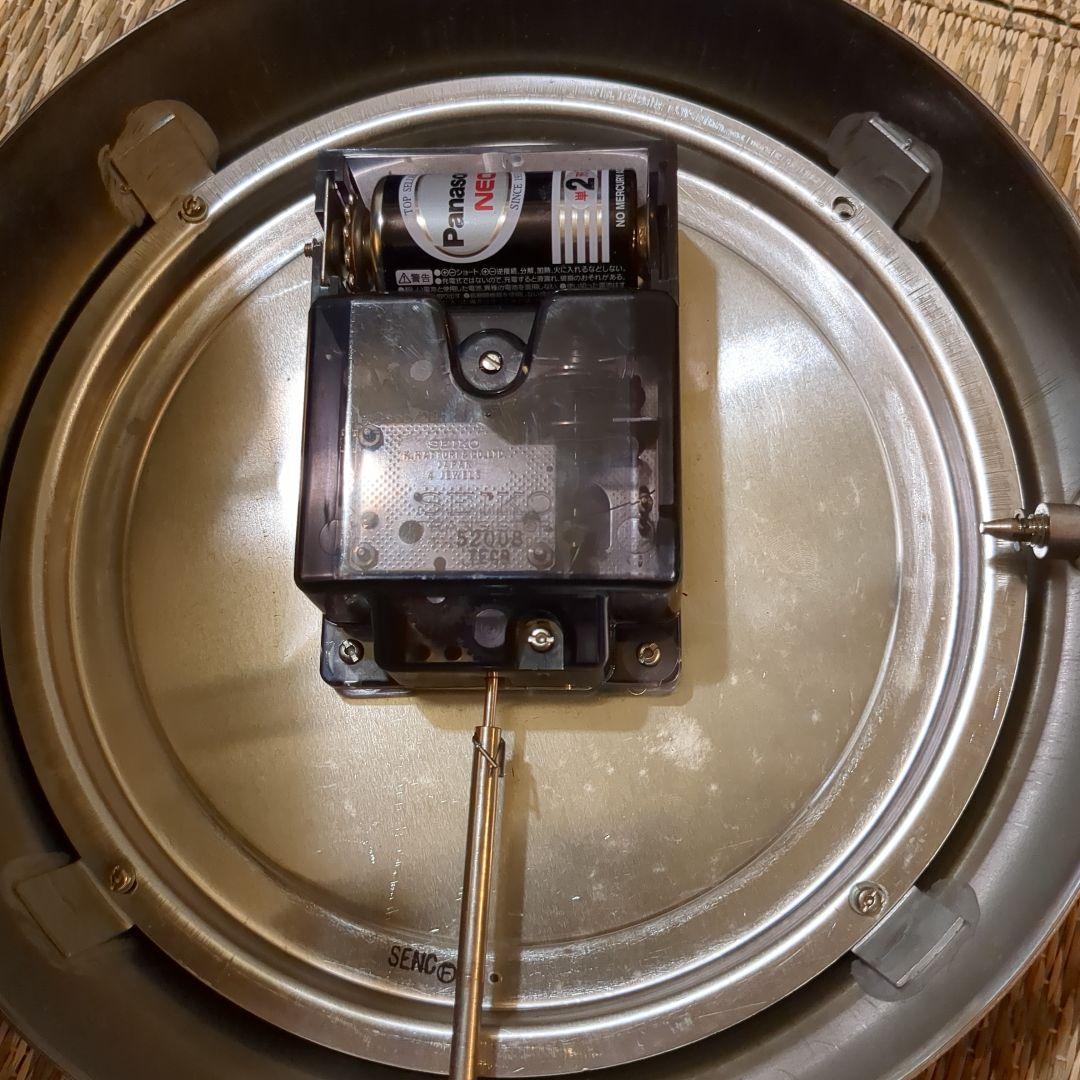 SEIKO 壁掛け時計 赤　昭和レトロ　当時物実動　ヴィンテージ